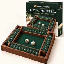 BoardGameJoy 4-Player Shut the Box