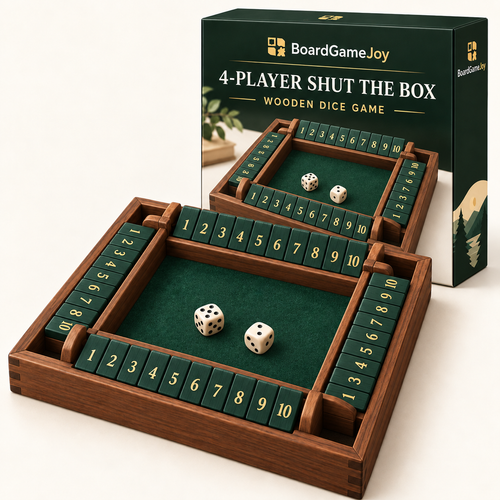 BoardGameJoy 4-Player Shut the Box