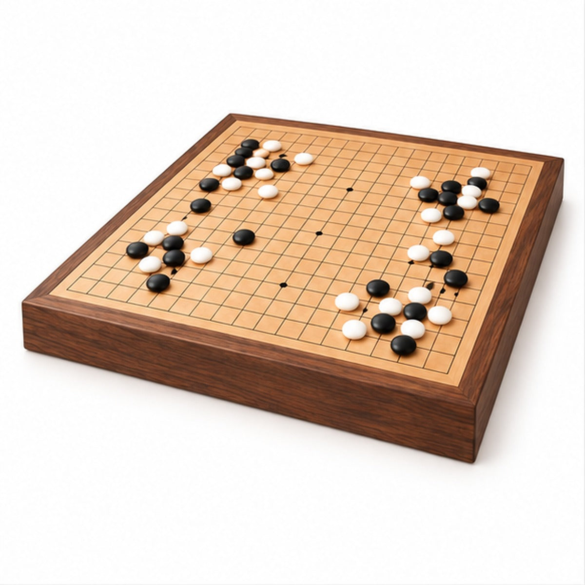 BoardGameJoy Wooden Go Strategy Set
