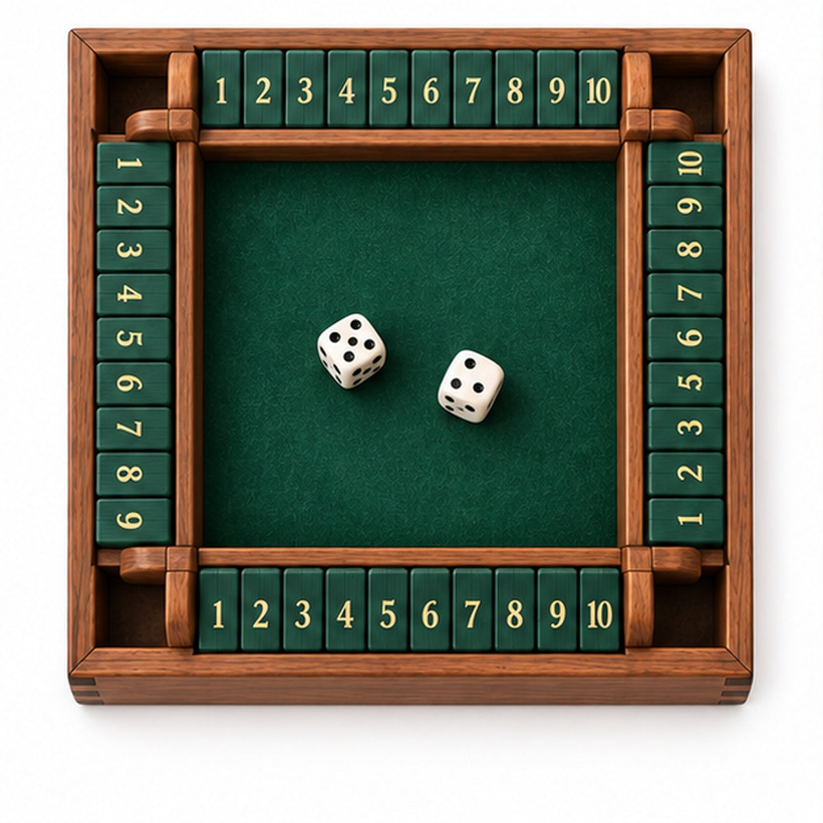 BoardGameJoy 4-Player Shut the Box